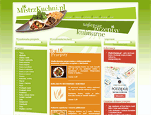 Tablet Screenshot of mistrzkuchni.pl